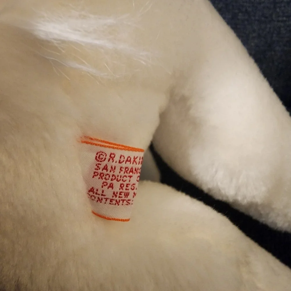 1980 Dakin Little Pegasus Standing‎ Plush Stuffed Animal White Winged Horse 9